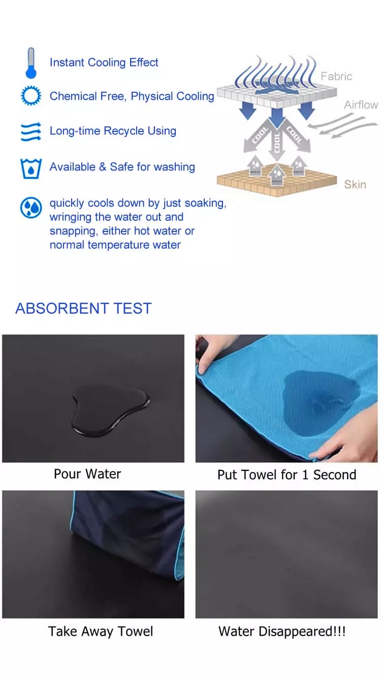 how does cooling towel working?