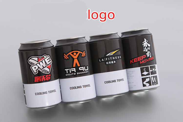 cooling towel can logo